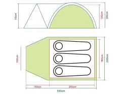 Coleman Darwin 3 Plus Koepeltent