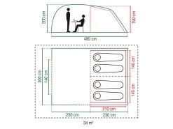 Coleman Vespucci 4 Tunneltent -Buitenkampeerwinkel 357052 357052 images other coleman vespucci 4 3 2 ecommerce