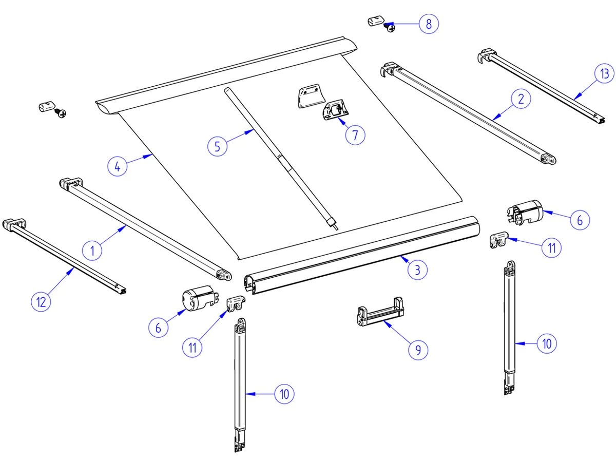 Thule Omnistor 1200 Ligger Links 350-550 3 Thule Omnistor 1200 Ligger Links 350-550
