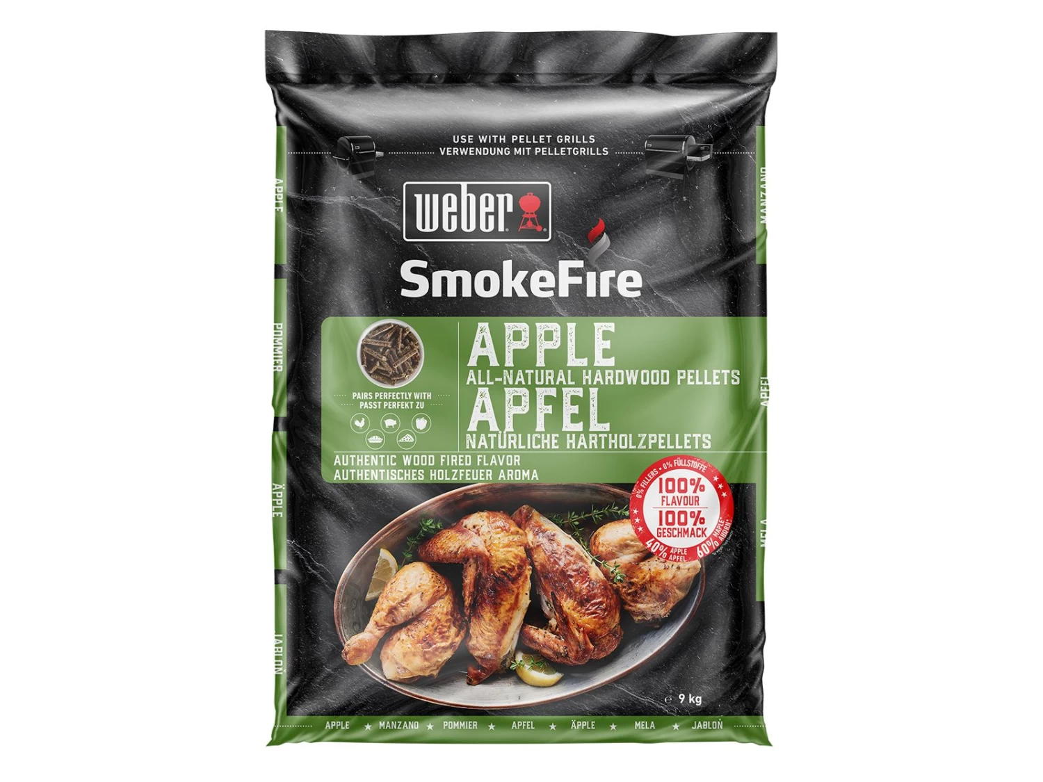 Weber Apple Barbecue Houtpellets 3 Weber Apple Barbecue Houtpellets