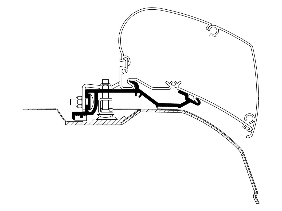 Thule Omnistor 6300 Ducato Antraciet Cassetteluifel 6 Thule Omnistor 6300 Ducato Antraciet Cassetteluifel - Afbeelding 4