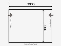 Dometic Grande Air Pro 390 M Voortent -Buitenkampeerwinkel 579993 579993 images other kampa dometic plattegrond grande 390 m 2021 ecommerce