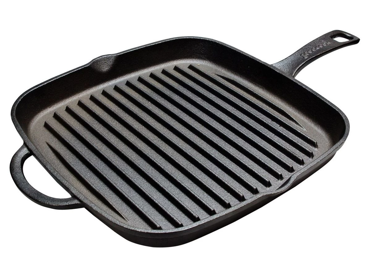 Merkloos Cast Iron Vierkante Gietijzeren Grillpan 3 Merkloos Cast Iron Vierkante Gietijzeren Grillpan