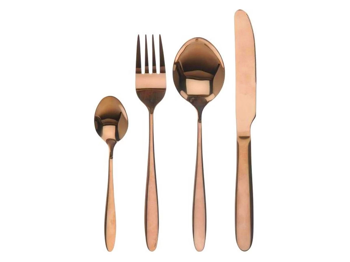 Excellent Houseware Koper 16-delige Bestekset 3 Excellent Houseware Koper 16-delige Bestekset