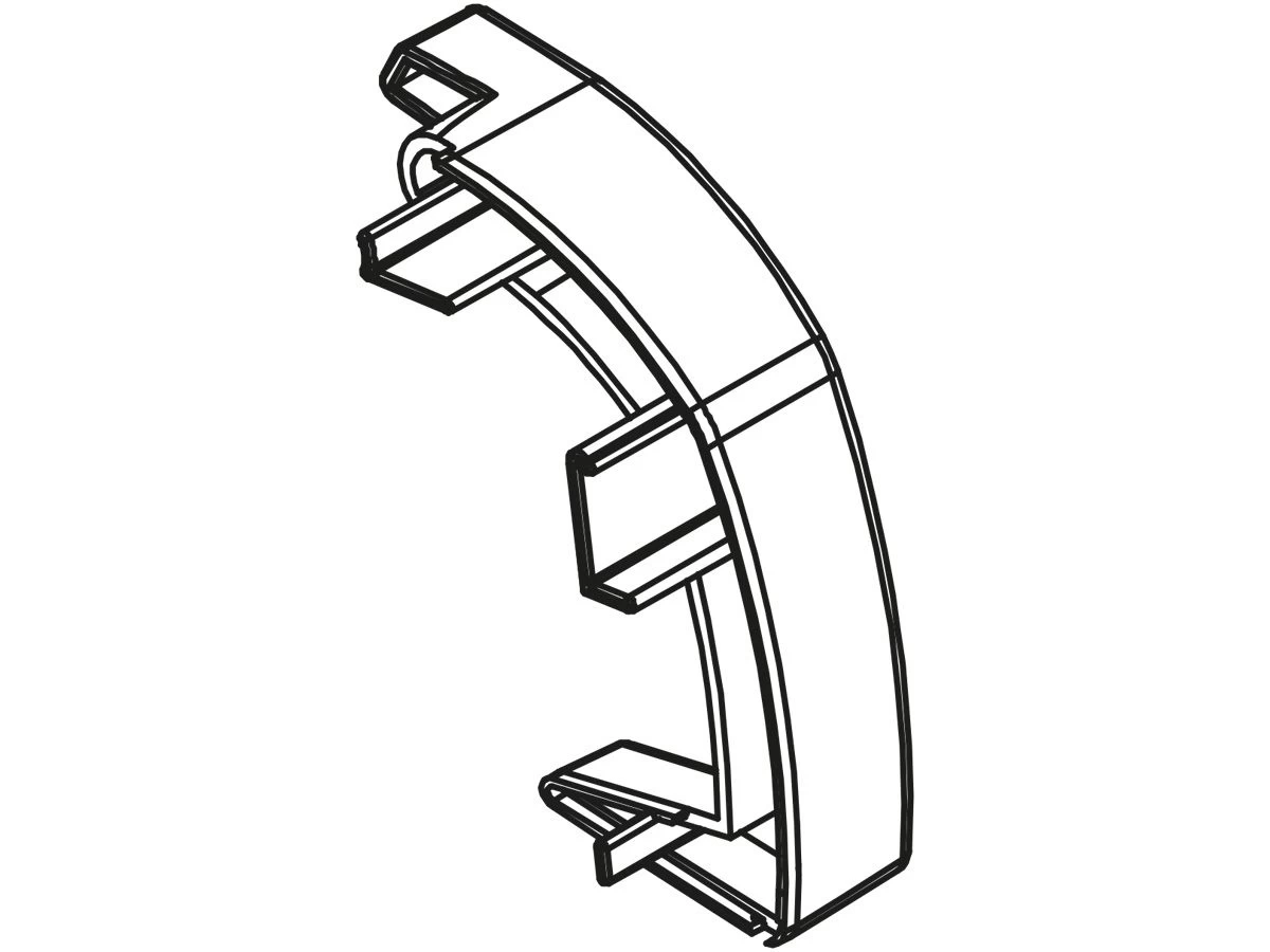 Fiamma Eindkap Voorlijst Rechts F40 3 Fiamma Eindkap Voorlijst Rechts F40