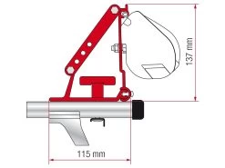 Fiamma F45/F35 Adapter Auto -Buitenkampeerwinkel fiamma f35 adapter auto ecommerce b6e4