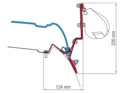 Fiamma F45/F35 Adapter V Class Marco Polo -Buitenkampeerwinkel fiamma f35 adapter v class marco polo ecommerce b946