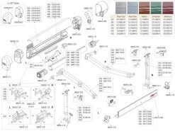 Fiamma Eindkap Cassette Rechts F45Ti -Buitenkampeerwinkel fiamma f45ti titanium spare parts 3 ecommerce 533e 1 2