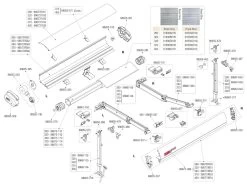 Fiamma Eindkap Voorlijst Links F65S -Buitenkampeerwinkel fiamma f65s 015 titanium spare parts 3 ecommerce f3c8 3