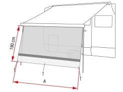 Fiamma Sun View XL Grey Voorwand 285 -Buitenkampeerwinkel fiamma sun view xl grey 4 ecommerce ef7c 13 2