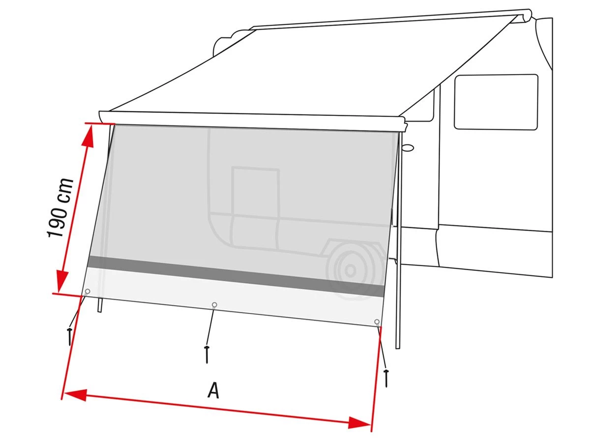 Fiamma Sun View XL Grey Voorwand 463 5 Fiamma Sun View XL Grey Voorwand 463 - Afbeelding 3