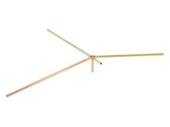 Hypercamp 25 Mm Voortentframe Middenkruis -Buitenkampeerwinkel hoekstuk staal 25 mm obelink 1 ecommerce 3d86