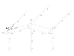 Voortentframe 25mm Linker Hoekstuk -Buitenkampeerwinkel hoekstuk voortentframe 25mm nummer 3 3 2 ecommerce 6740