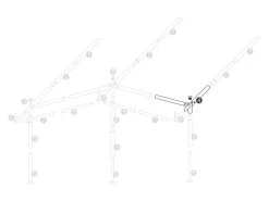 Obelink Voortentframe 28 Mm Rechter Hoekstuk -Buitenkampeerwinkel hoekstuk voortentframe 25mm nummer 4 3 2 ecommerce ca8f