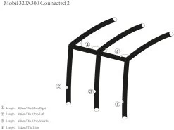 Obelink Mobil 320 Easy Air Connected Maat 2 Hoofd Airtube Rechts -Buitenkampeerwinkel mobil 320 easy air connected 2 ecommerce dfca 3 1