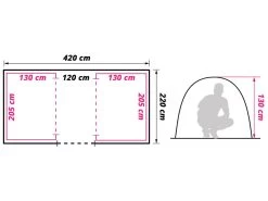 Obelink Napels 4 Poly Tunneltent 13 Obelink Napels 4 Poly Tunneltent -Buitenkampeerwinkel obelink napels 4 tc floor plan ecommerce acf1 1