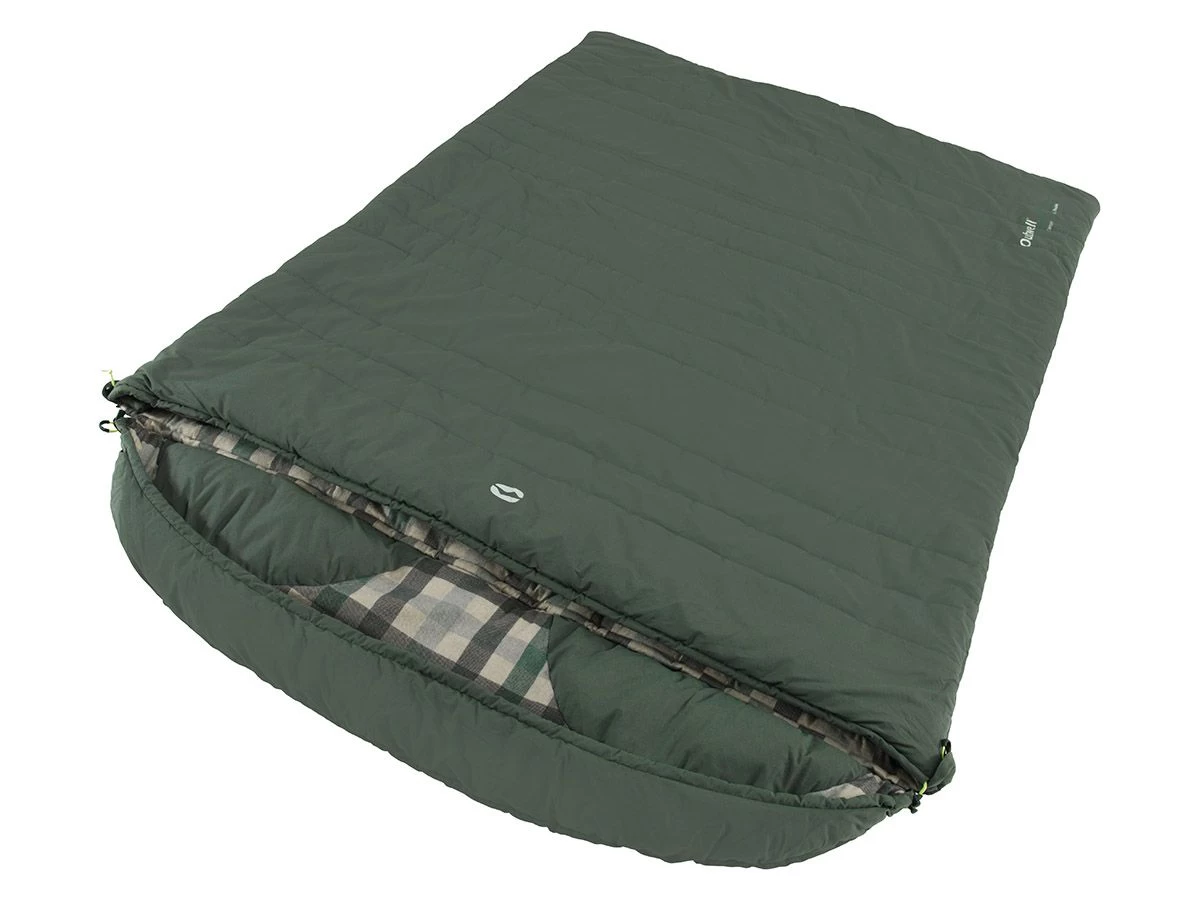 Outwell Camper Lux Double Forest Green Slaapzak 4 Outwell Camper Lux Double Forest Green Slaapzak - Afbeelding 2