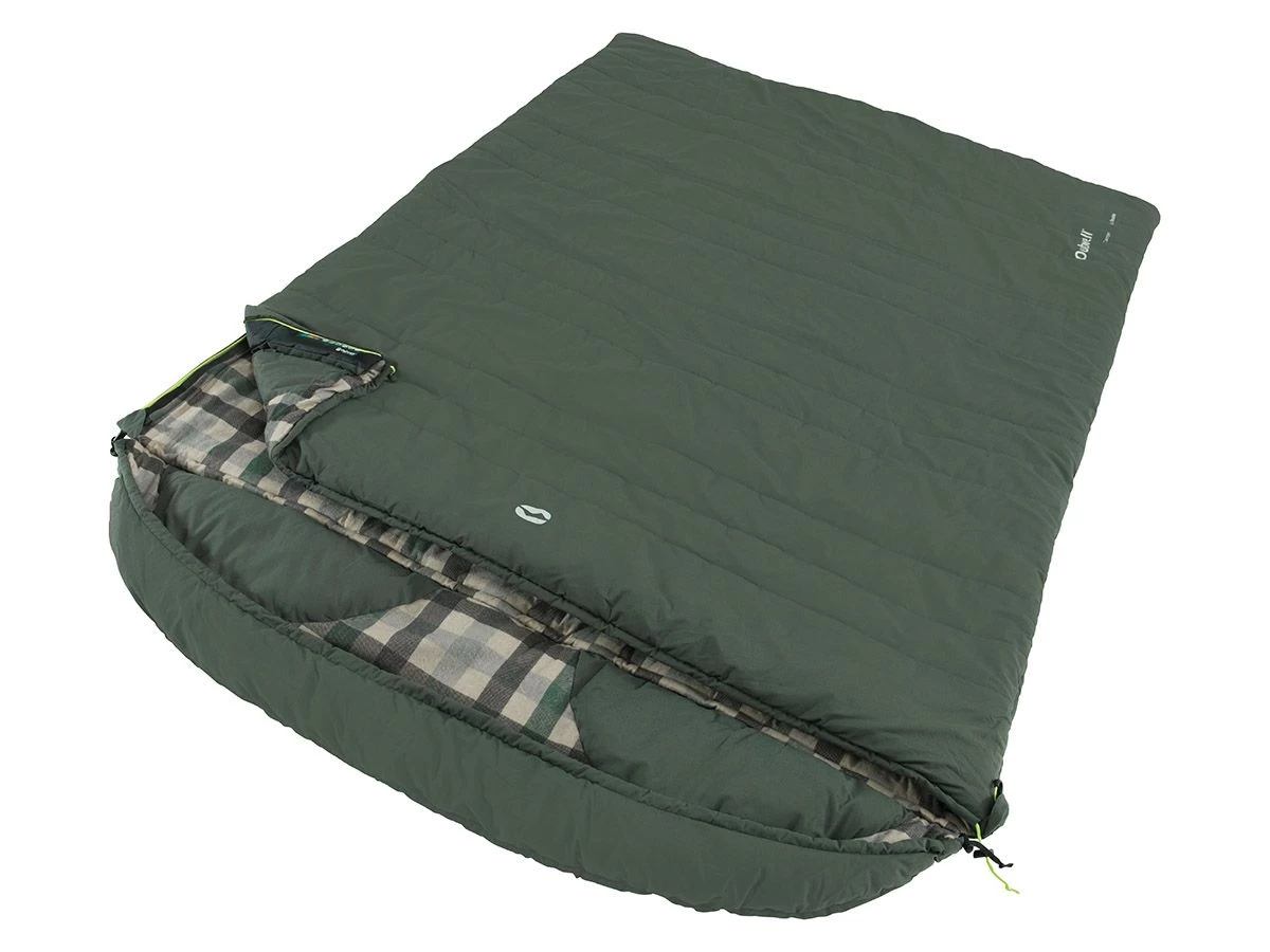 Outwell Camper Lux Double Forest Green Slaapzak 3 Outwell Camper Lux Double Forest Green Slaapzak