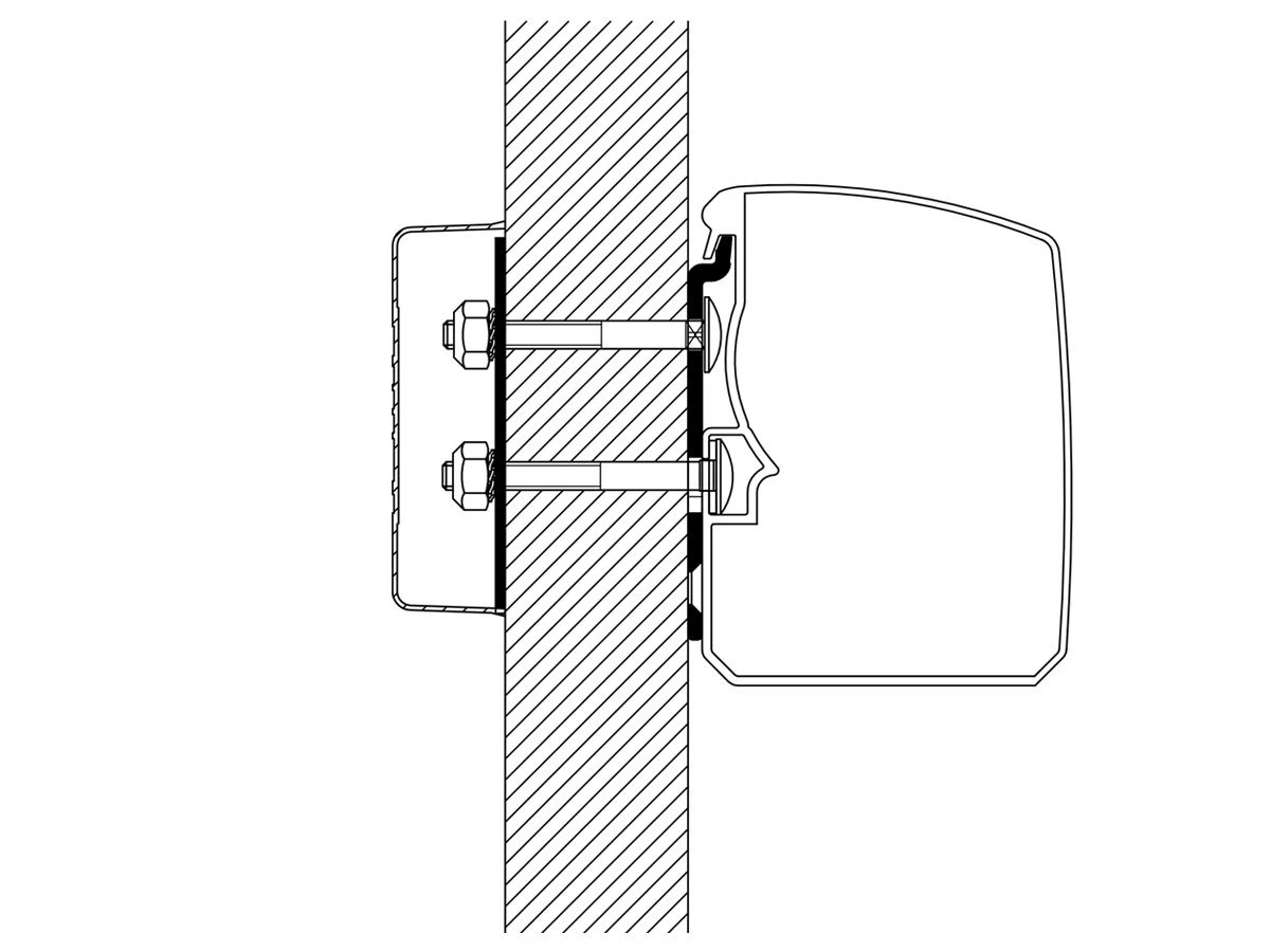 Thule Adapter 3200 Flat Wall 3 Thule Adapter 3200 Flat Wall