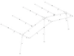 Ventura Standard 250 Prenox G18 Voortentframe