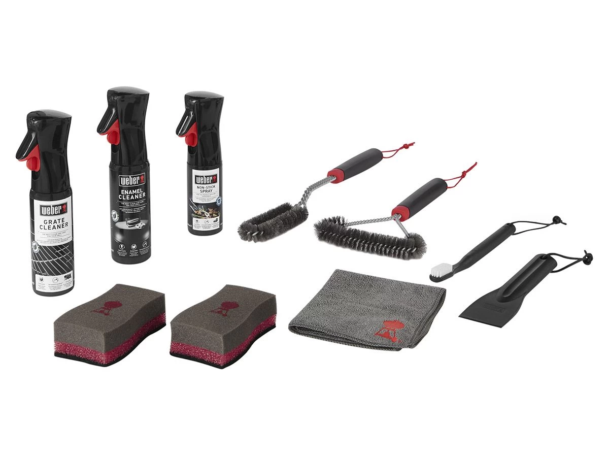 Weber Geëmailleerde Gasbarbecue Reinigingsset 3 Weber Geëmailleerde Gasbarbecue Reinigingsset